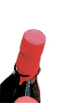 Cire dure à cacheter rouge brillante 500 g. pour bouteilles