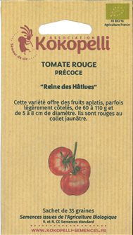 Graines de tomate Reine des Hâtives
